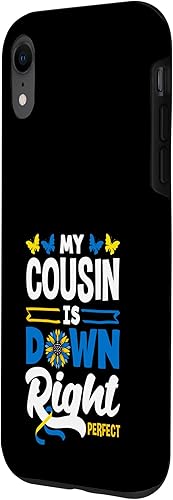 Miniatura 2 de My Cousin is Down Right Perfect Down Syndrome Awareness Case for iPhone XR