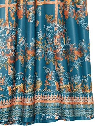 Image of AmeriMark Casual Women's Patio Muumuu House Dress Loose Comfortable Short Sleeve Sun Dress Lounger Gown Sleepwear for Ladies