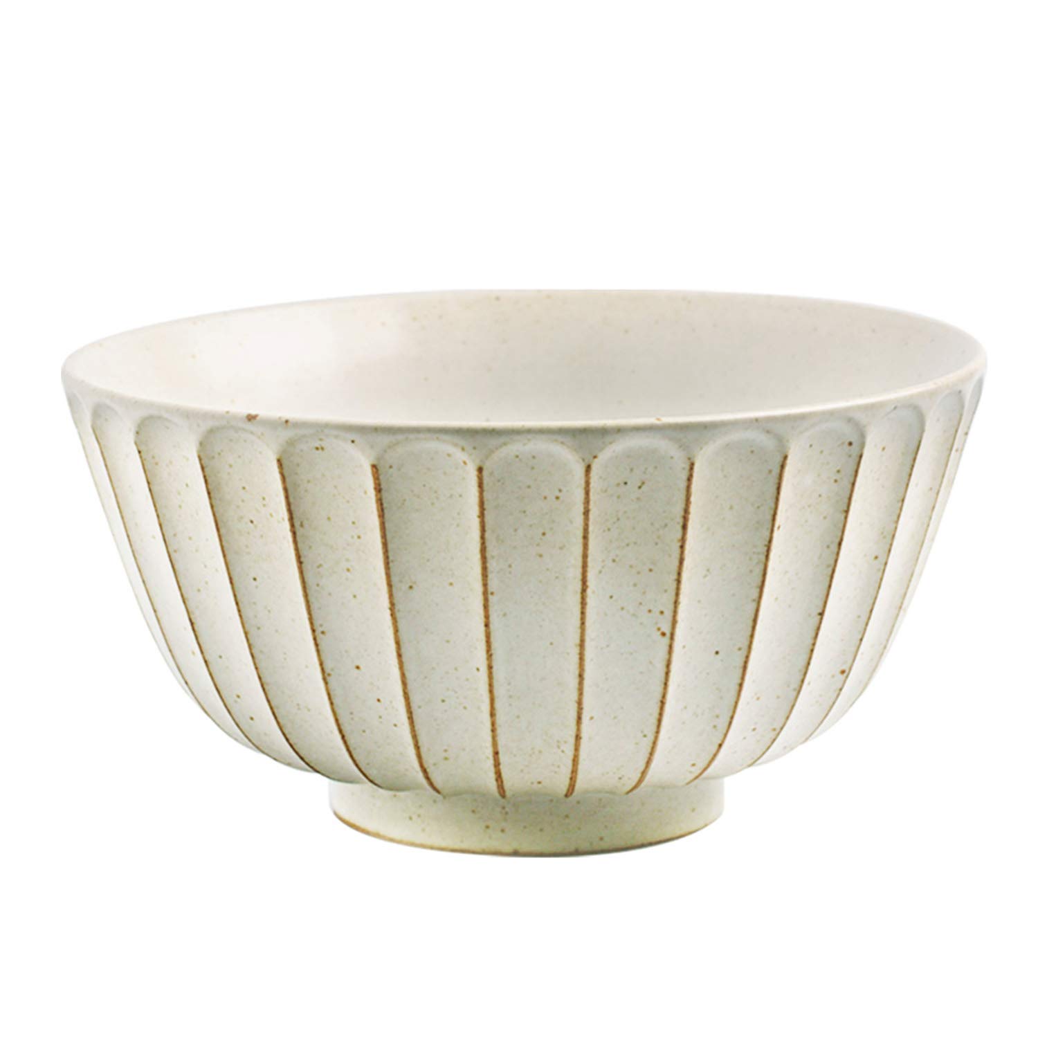 Bol en Céramique De Grande Capacité De 8 Pouces, Bol À Salade À Pétales en Relief, 1,4 L