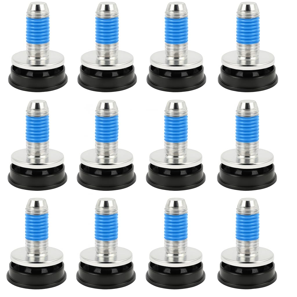 12pcs Bicycle Crank Screws M8, Bicycle Bottom Bracket Bolt, Waterproof Threaded Bicycle Bottom Bracket