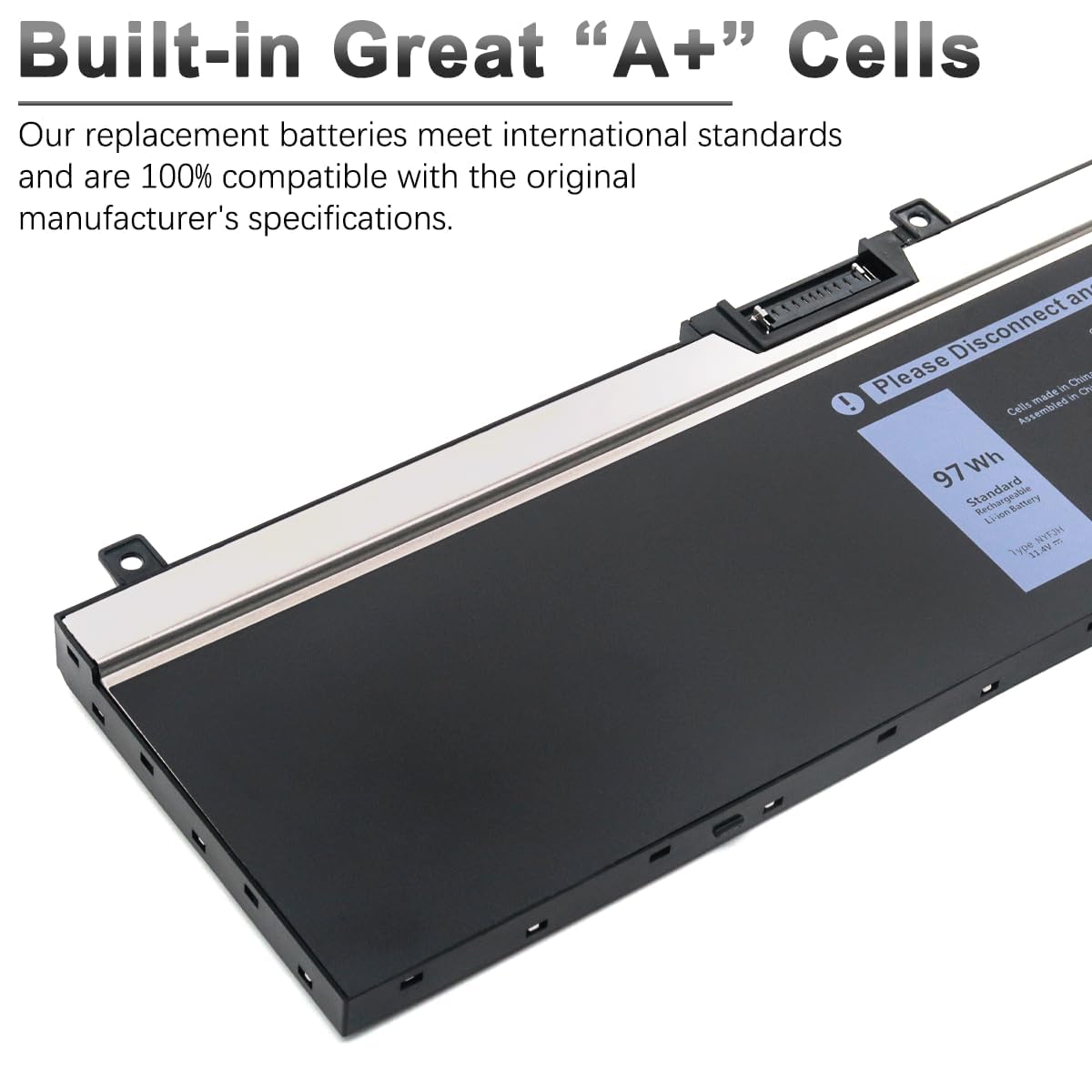 97Wh NYFJH Batterie pour Dell Precision 7530 7730 7540 7740 P74F P74F001 P74F002 P34E P34E001 P34E002 Série 451-BCGI 0NYFJH 0WMRC 0GW0K9 GW0K9 11.4V 8070mAh