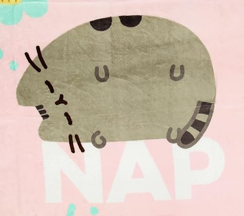 Miniatura 2 de Culture Fly Pusheen The Cat Nap Time - Manta de forro polar de felpa de 45 x 60 pulgadas
