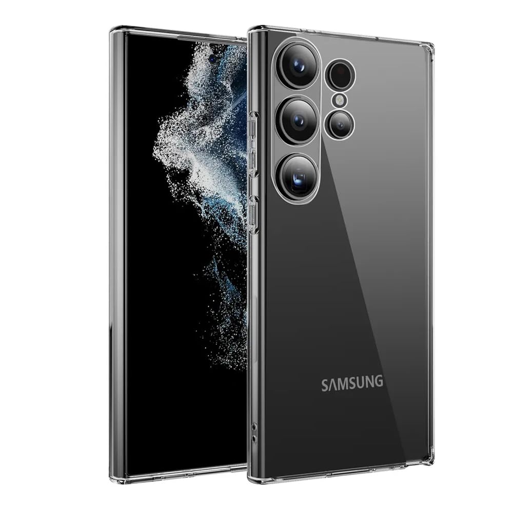 Amazon Brand- Solimo Basic Case for Samsung Galaxy S24 Ultra 5G (Silicone_Transparent) (B0D39B5JYL) Amazon Price History, Amazon Price Tracker