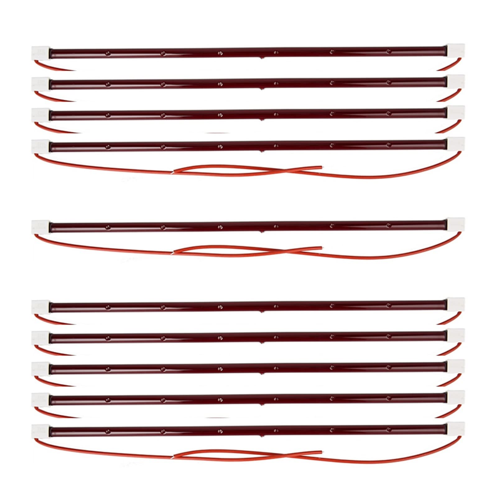 LNHHG Paint Curing Lamp 10pcs Infrared Paint Curing Lamp Bulb 1050W 235V 53CM Baking Heating Element Shortwave Infra Red Light for Spray Booth & Garage Workshop