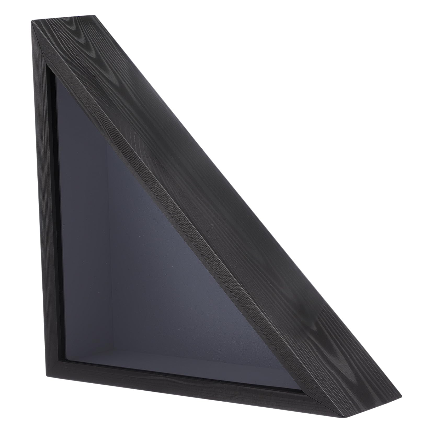 Toyvian Caja de Madera para Bandera Triangular con Funda Protectora Almacenamiento Seguro para Banderas Decoración Rústica para Salón y Dormitorio Caja Organizadora Resistente