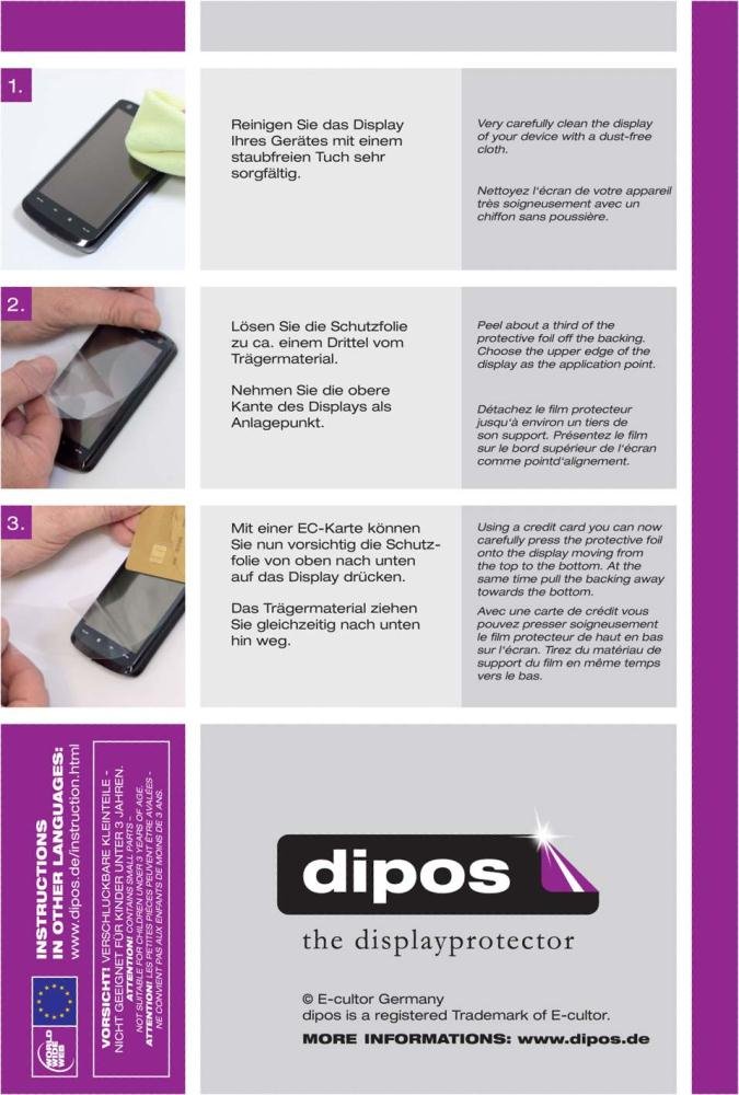 dipos I 2X Pellicola Protettiva Compatibile con Intenso Tab 814