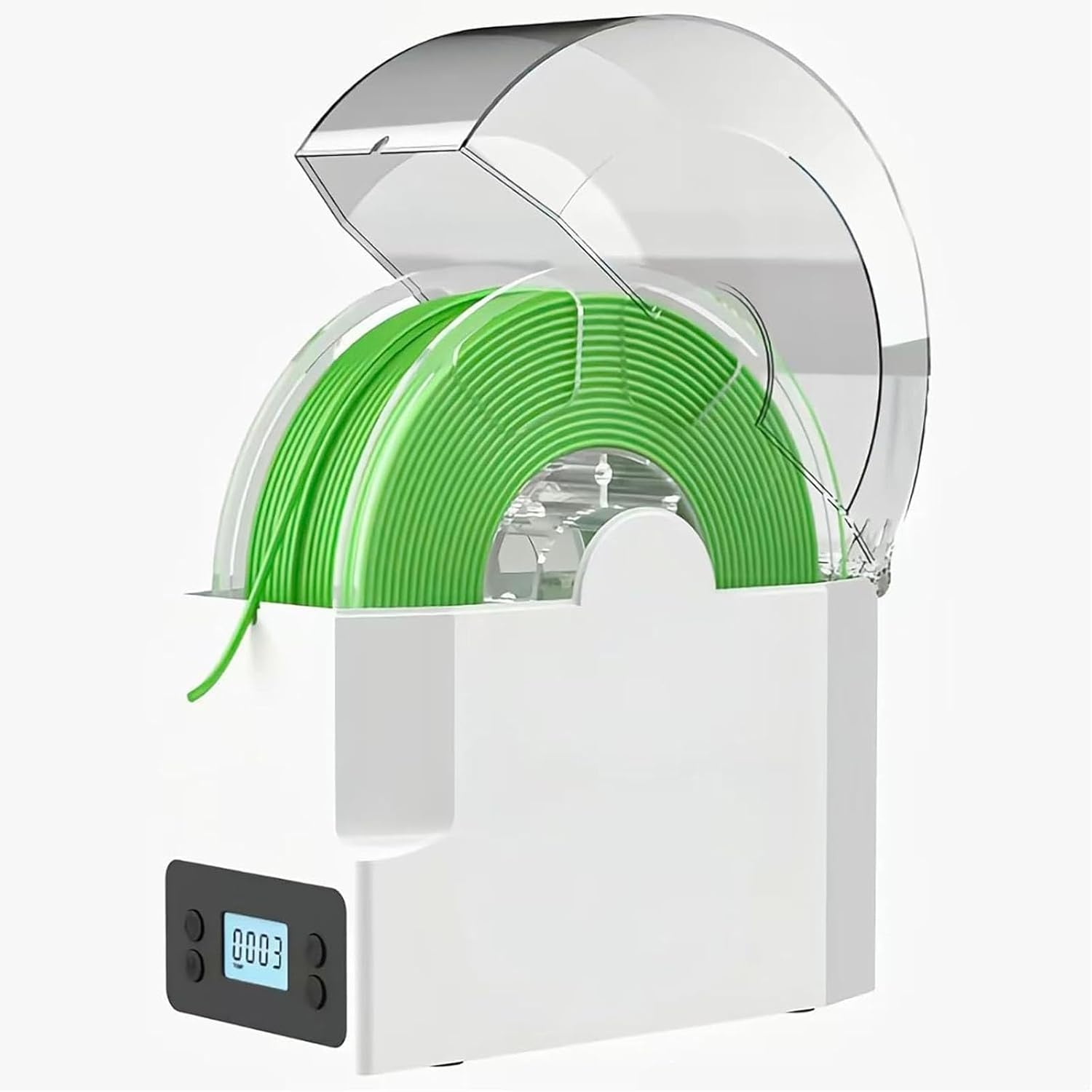 3D Filament Dryer Box, 48W Filament Dehydrator with Adjustable 40/50/55℃ Temperature, Compatible with 1.75mm, 2.85mm, 3.00mm Filament, Easy to Use for Home and Studio
