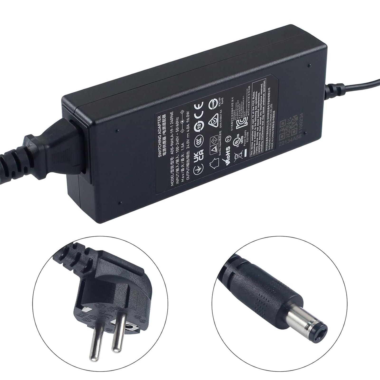 BCZAMD for Bambu-Lab AMS 2Pro 24V 4A Netzteil Adapter Automatisches Materialsystem: Ermöglicht Multifarben-Filamentdruck mit Trocknungsfunktion – 3D Drucker Zubehör