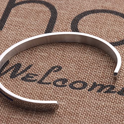 Kivosliviz Deputy Wife Jewelry Police Officer Gift Thin Bangle Bracelet Police Wife Mom Brcelet4