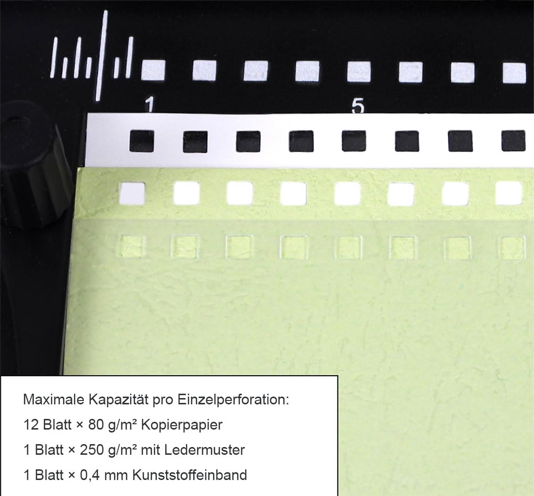 RAYSON Drahtbindemaschine, 34 Löcher, 120 Blatt Binden, TD-1200 | Robuste Metallkonstruktion, Kostenloses Bindematerial im Lieferumfang enthalten