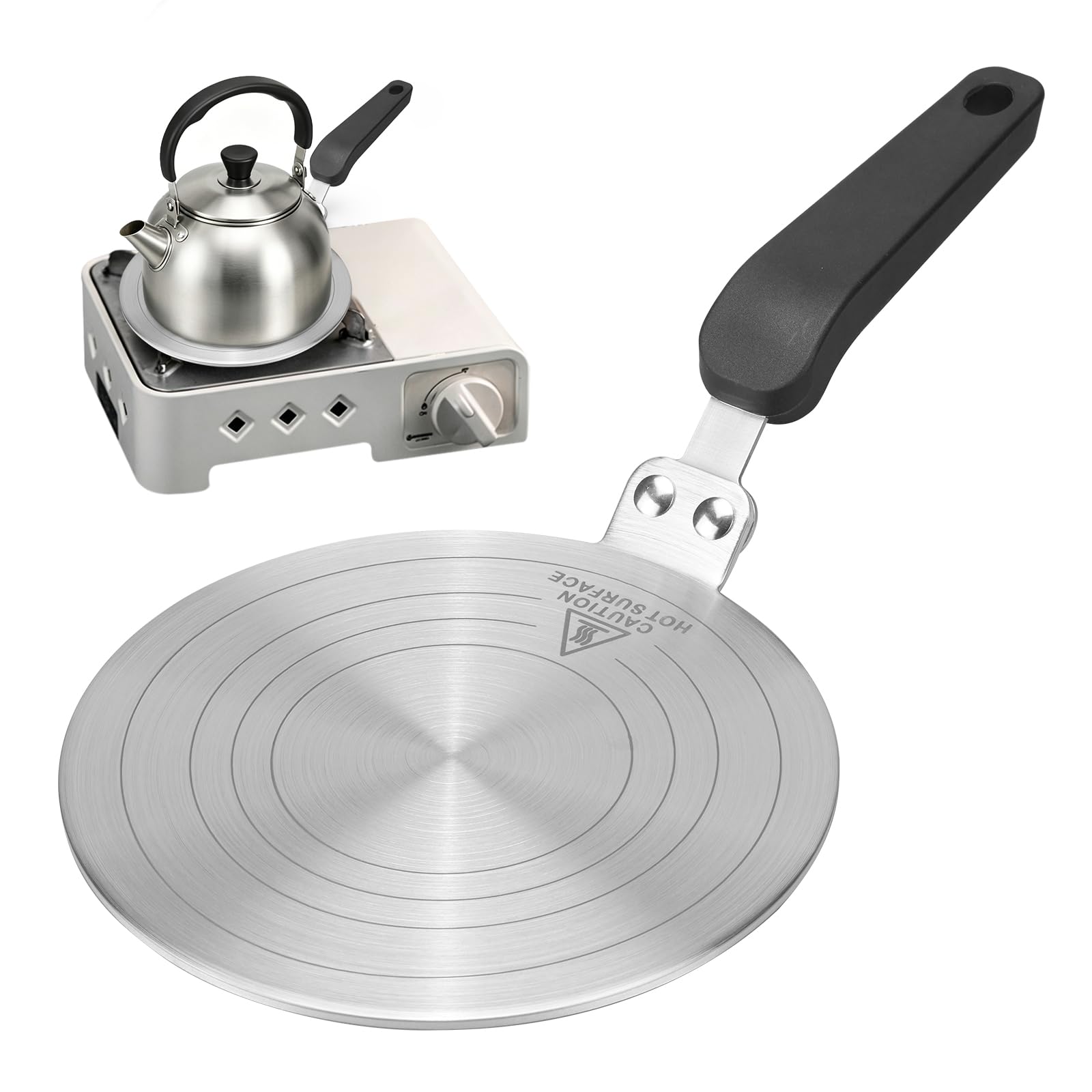 Stidyzo Induction Hob Converter Plate for Saucepans, 20cm (8 inch)