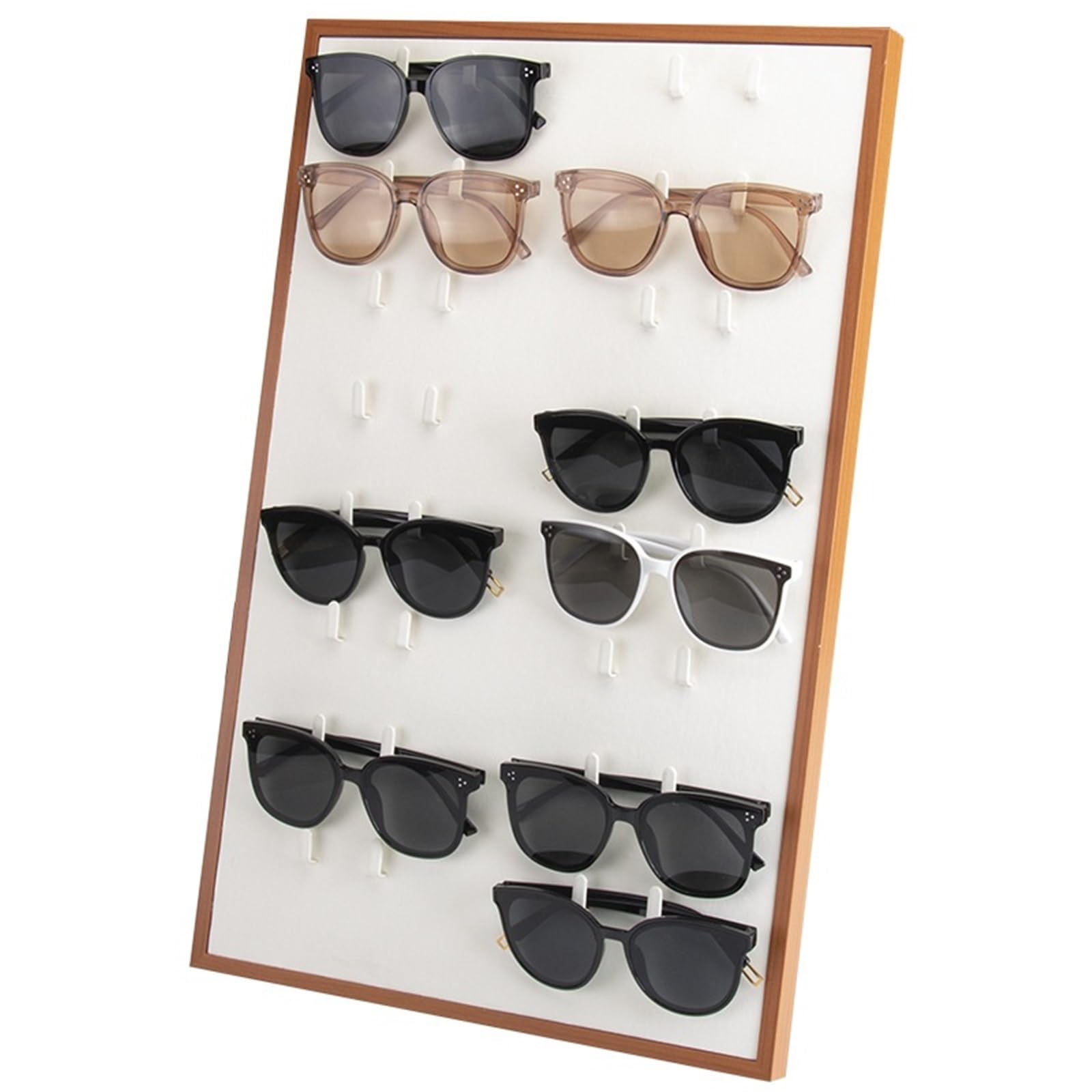 Brillen Organizer 16-Positionen Hängende Brillen Display Tray Ständer Sonnenbrille Organizer Lagerung Aufbewahrung