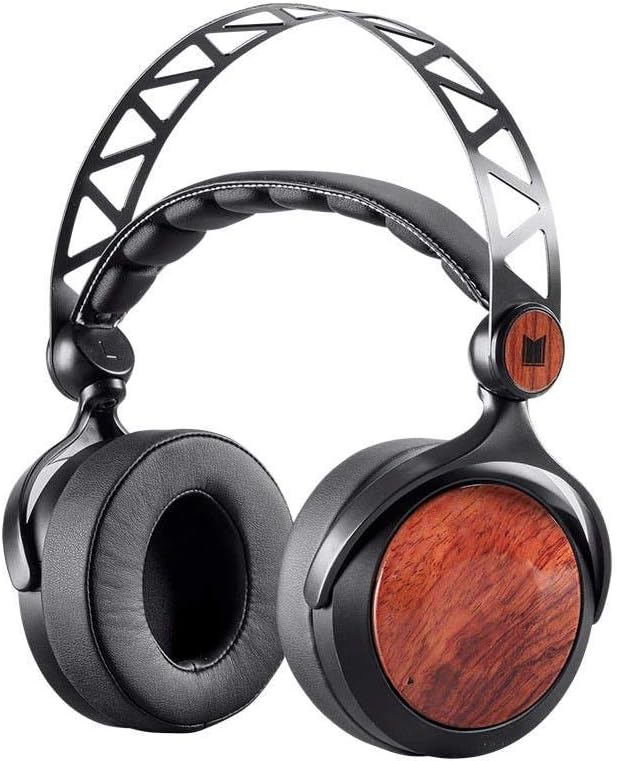 Monolith M560 Over Ear Planar Magnetic Headphones - Black/Wood With 56mm Driver, Open or Closed Back Design, Comfort Ear Pads For Studio/Professional