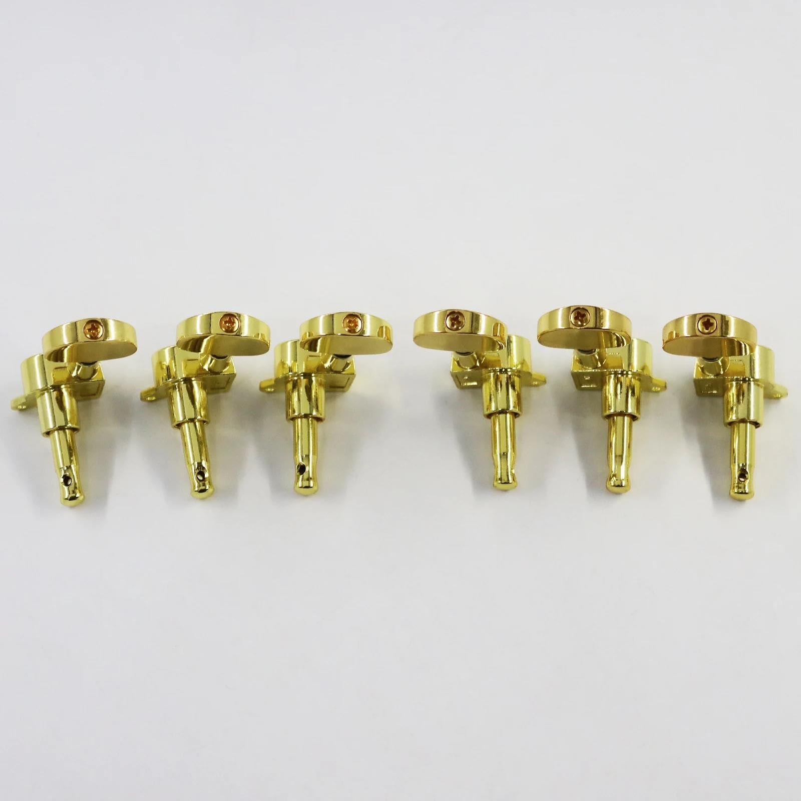Adecuado Para Afinadores Eléctricos/acústicos Diseño Semicircular Cerrado Clavijas Guitarra