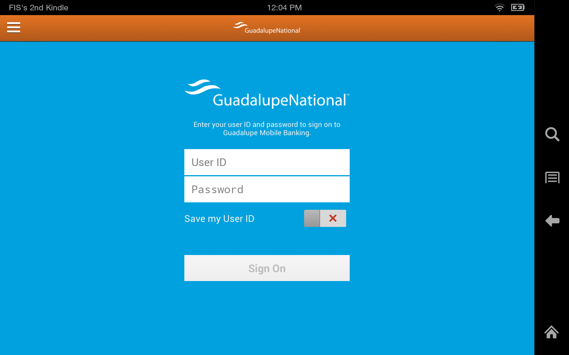 Guadalupe Bank App on Amazon Appstore