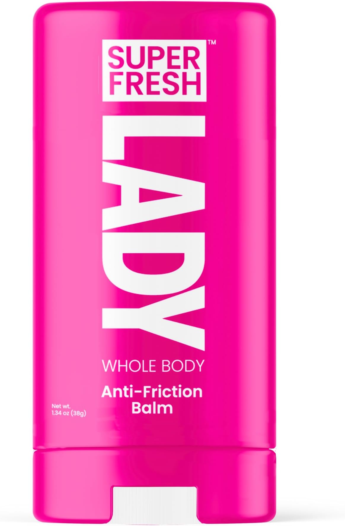 Super Fresh Lady Anti-Chafe Stick, Unscented, Aloe, No-Mess Glide, 1.34 oz