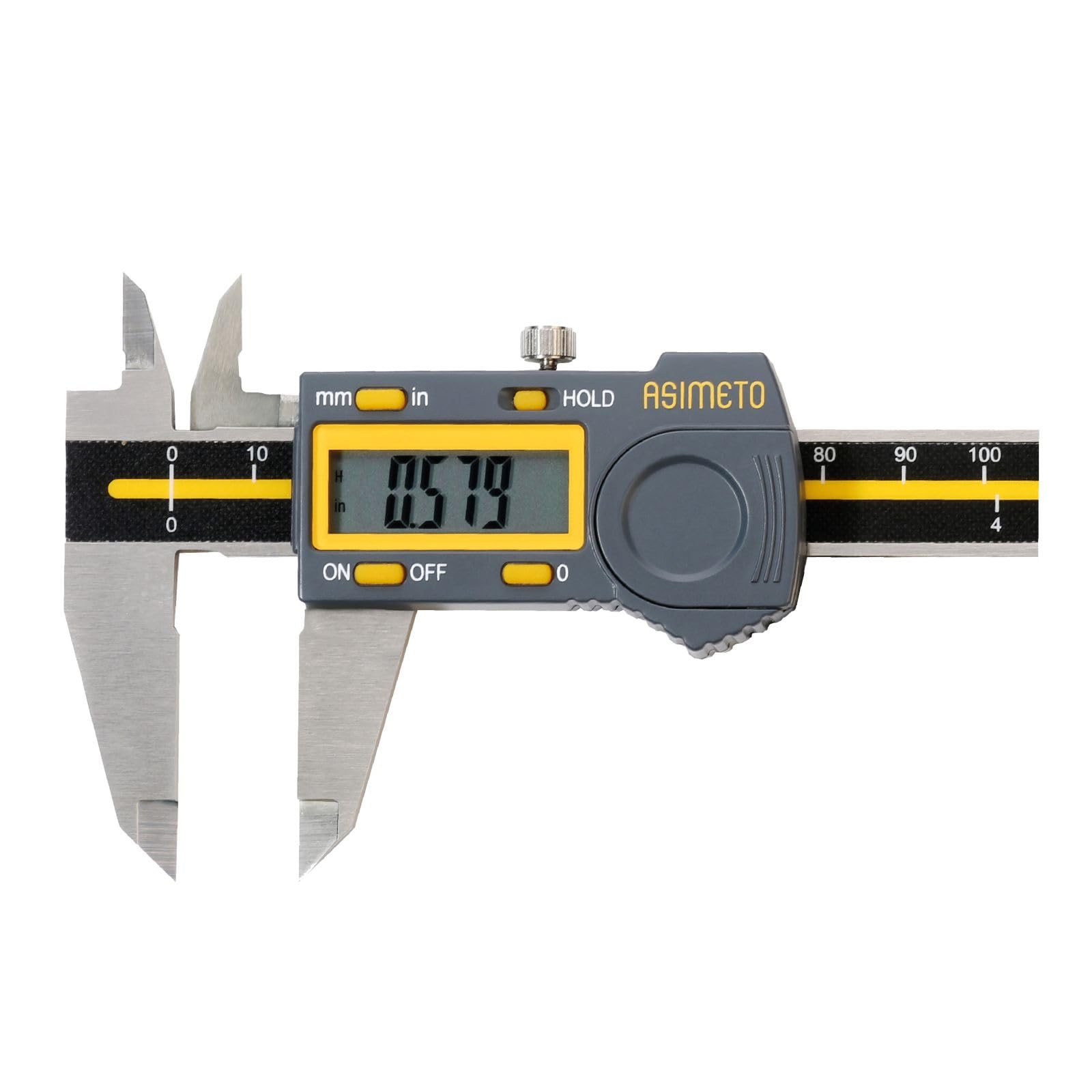 ASIMETO Digitaler Messschieber ABS Größe 200 mm