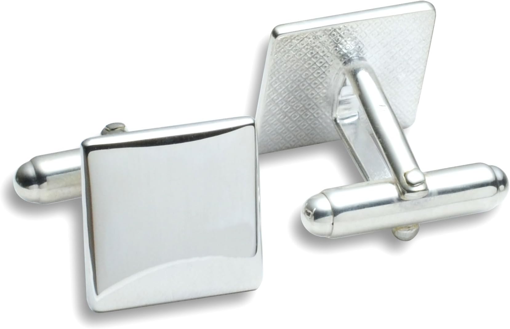 Square Cufflinks in Sterling Silver