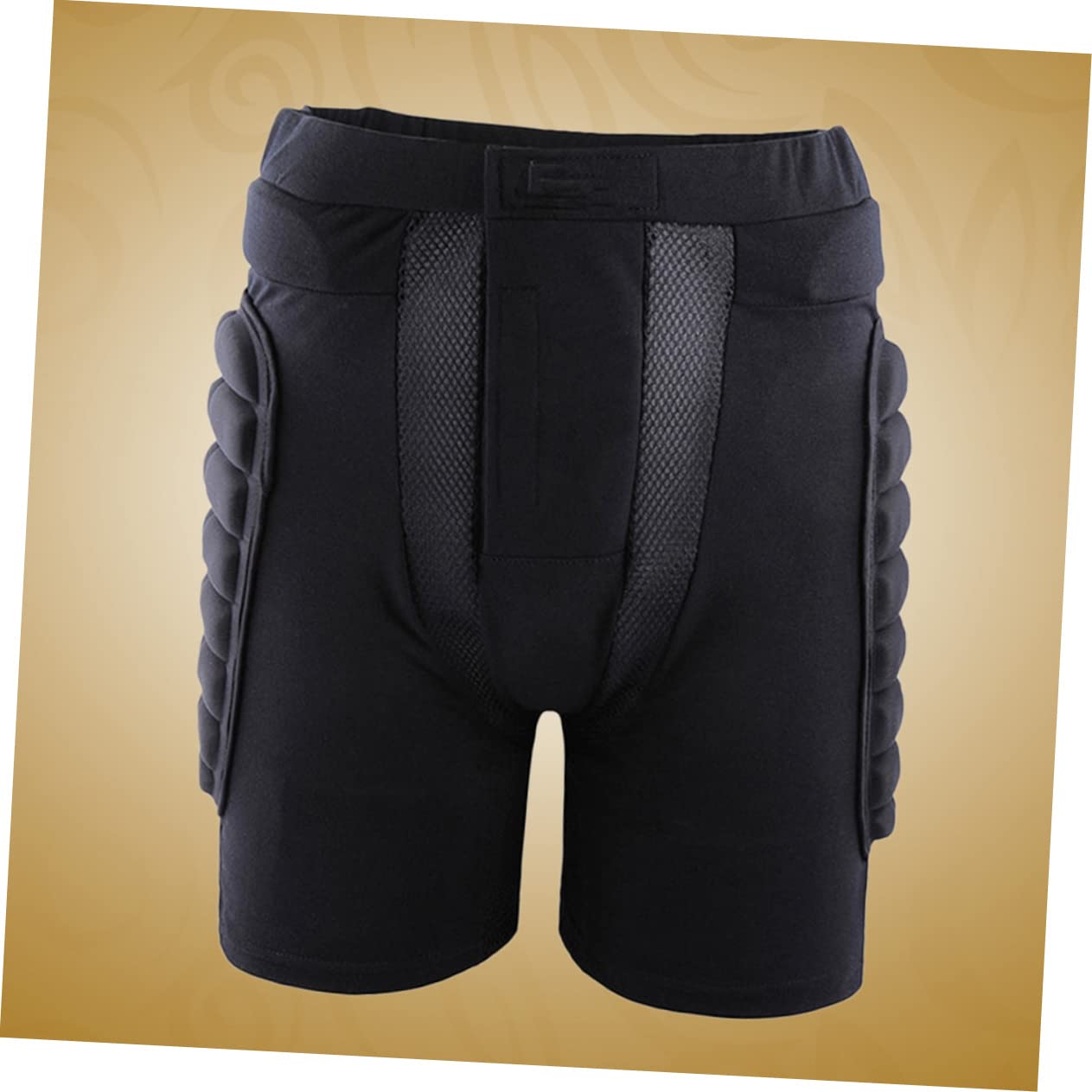 BESPORTBLE Skihose für Junge Mädchen Schwarz Snowboard Schutzhose mit Rundumpolsterung für Hüfte Oberschenkel und Steißbein Elastischer Atmungsaktives Material für Skifahren und Snowboarden