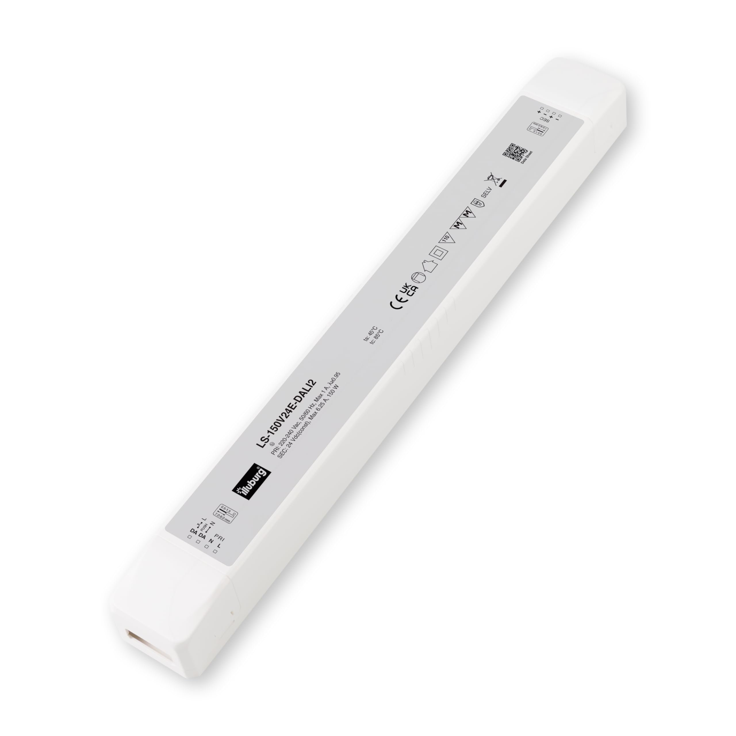 Transformateur LED 24V 150W Variable DALI PUSH Sans Scintillement LED Bloc d'Alimentation Driver