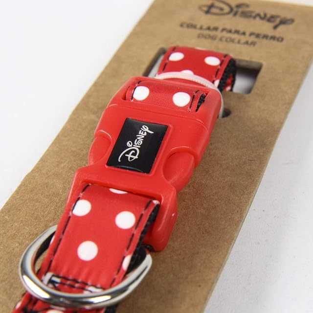 Foto 4 de 8 de CERDÁ Life'S Little Moments Collar de Minnie para Perro - Licencia Oficial Disney Minnie Mouse, Cranberry
