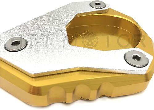 Miniatura 3 de SMT - Placa de soporte lateral para Kickstand extendida Pad Enlarg para Kawasaki Versys 650 2015-2018