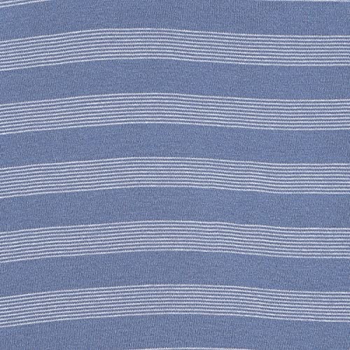 Image of miniklub Boys White & Peach-Coloured Striped Pure Cotton T-Shirt