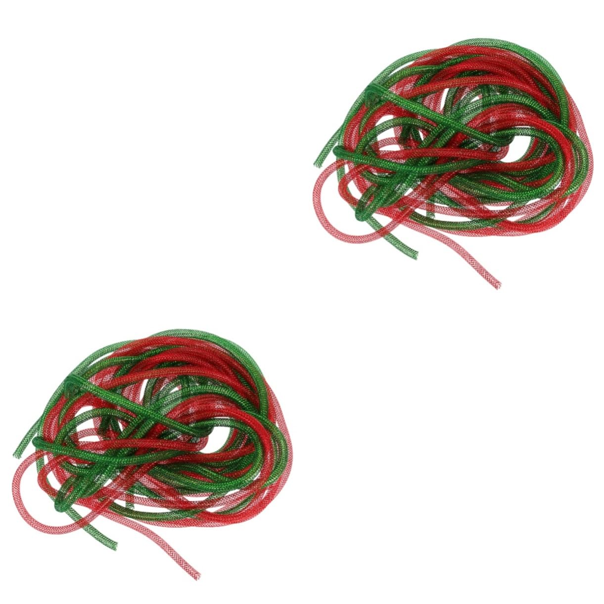 Malla en tubo flexible para hacer guirnaldas y manualidades de festival, 2 unidades