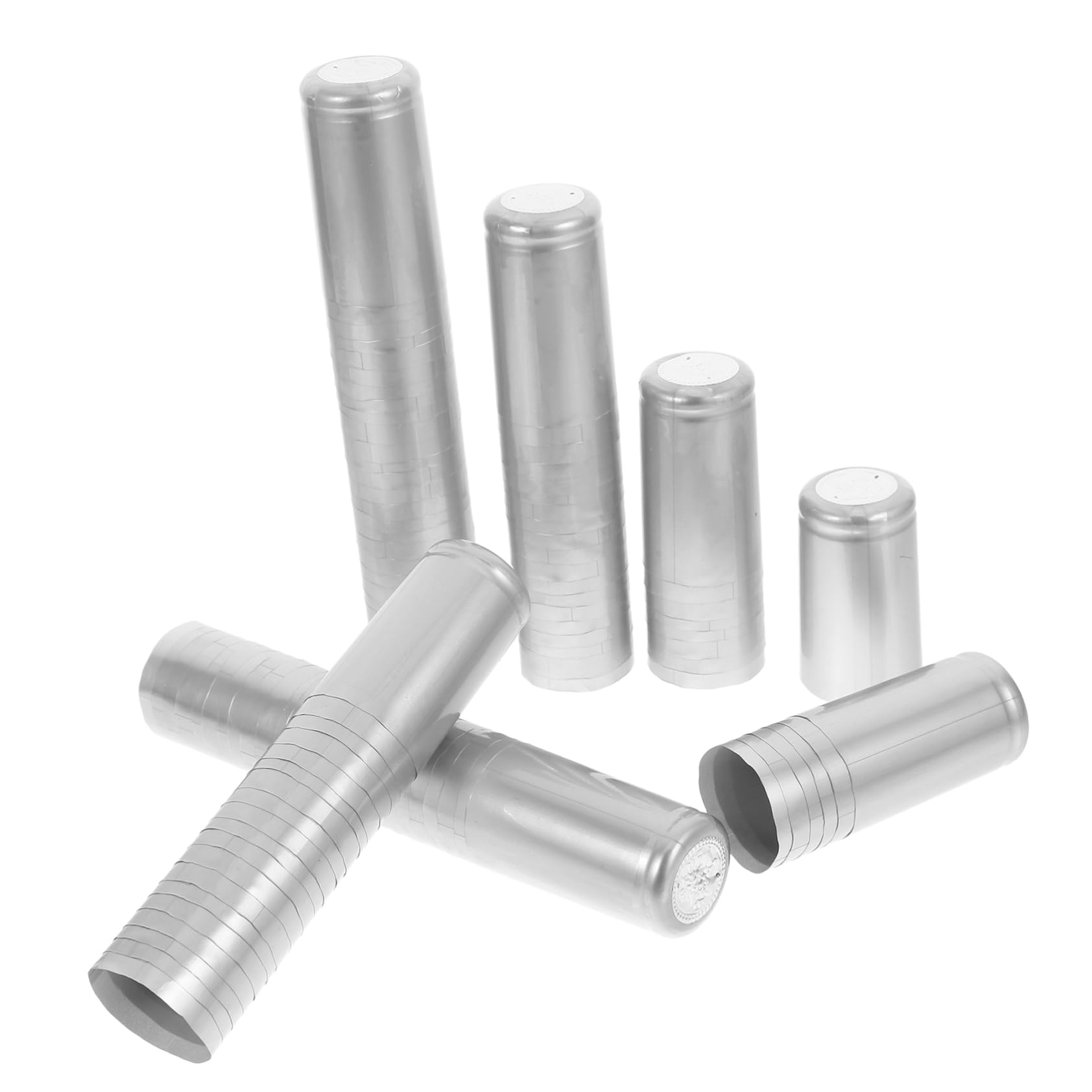 FUNOMOCYA 100pcs Heat Shrink Capsules Wine Bottle Capsule Heat Shrinker Shrink Wine Caps Heat Shrink Bottle Seal Bottle Preserving Sealer Heat Shrink Wine Bottle Caps