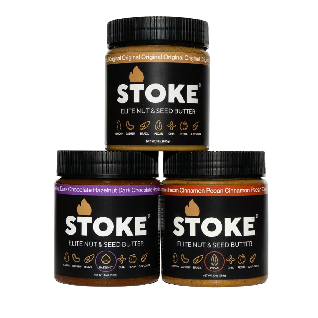 STOKE - Mixed Nut & Seed Butter, Optimized For Athletic Performance & Nutrient Density, Whole-Food Ingredients, No Peanuts.