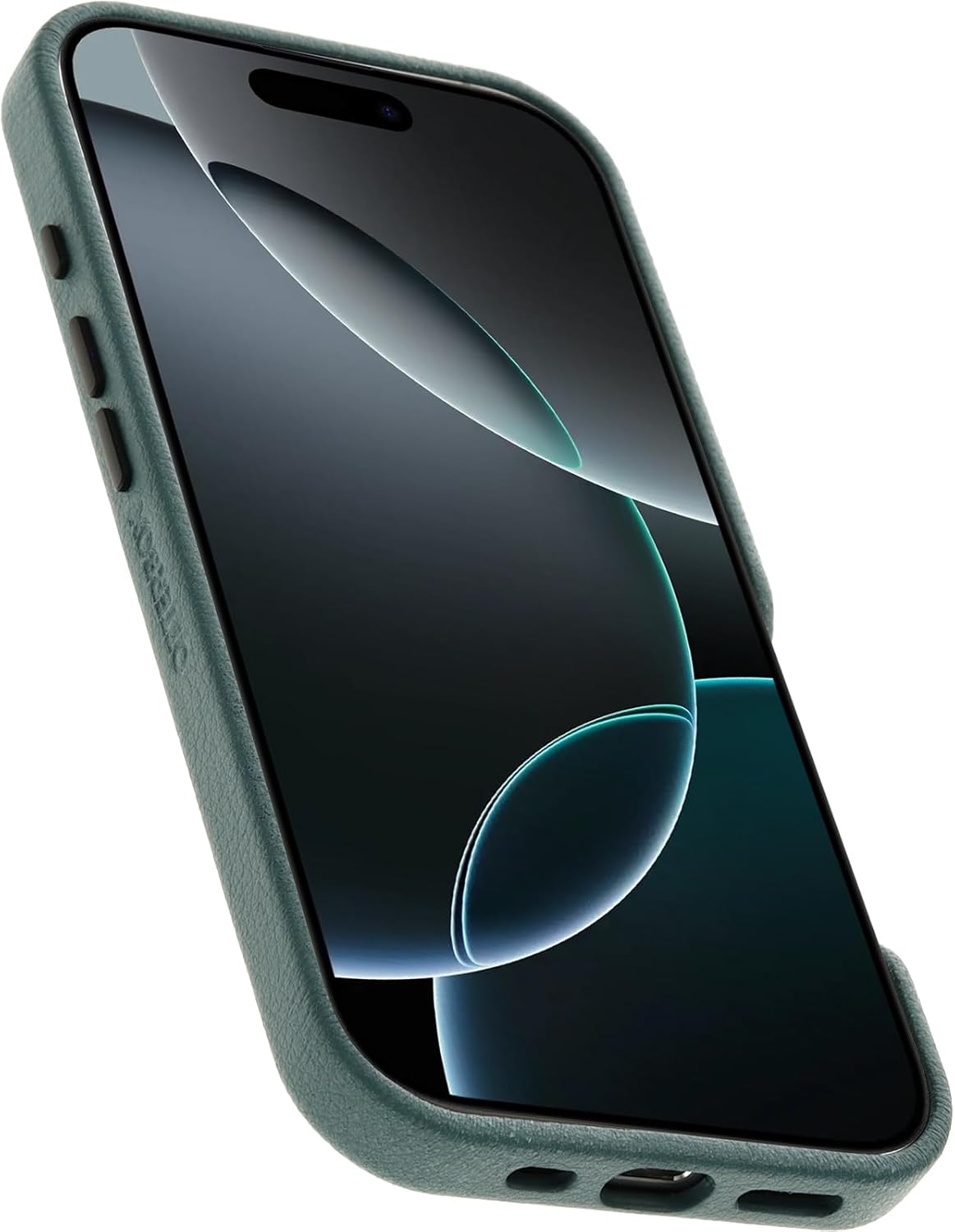 OtterBox iPhone 16 Pro Symmetry Series Cactus Leather for MagSafe - Sagebrush Green - Image 5