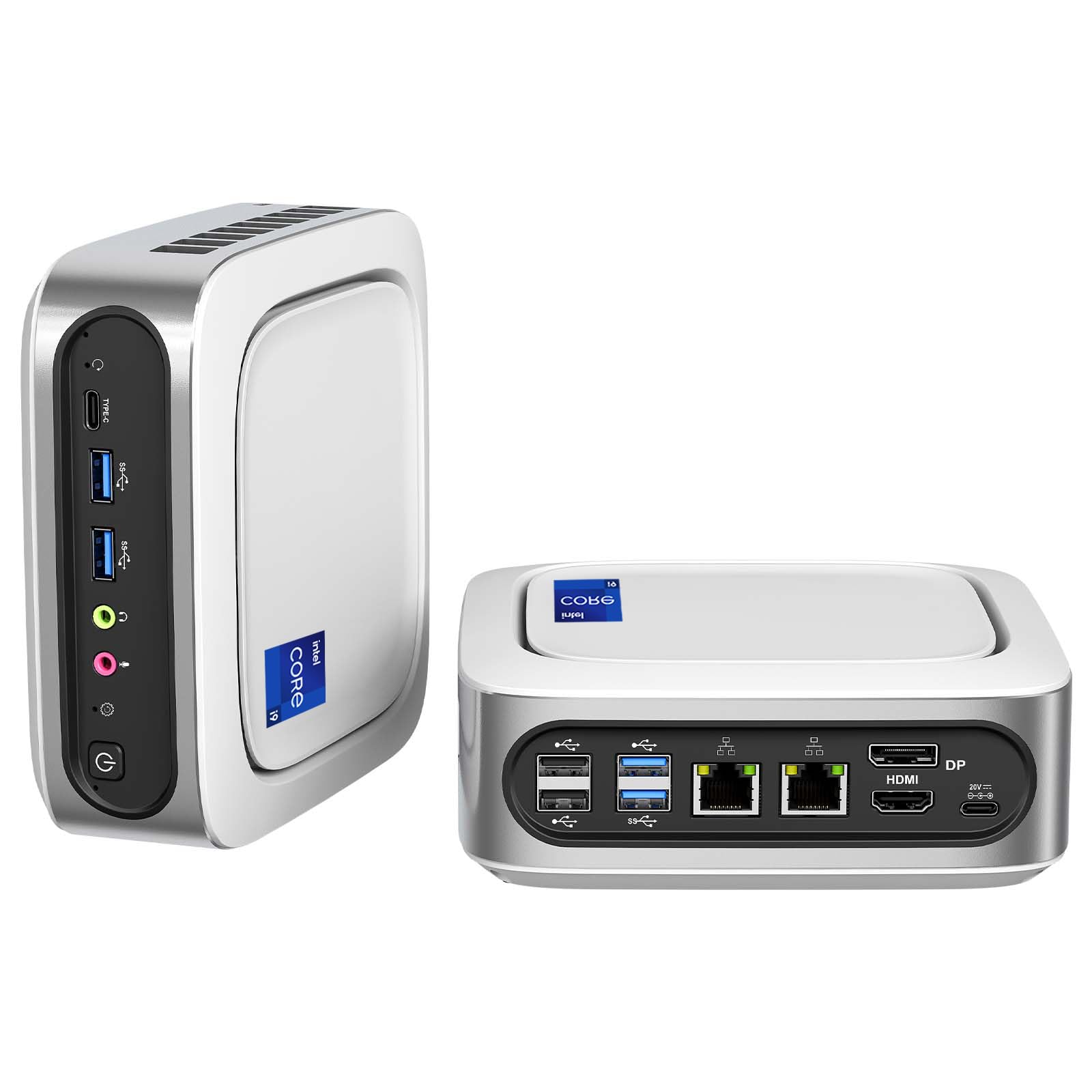 AWOW Mini PC Wi-11 Pro con i9-11900H (8C 16T, hasta 4.9Ghz), 16GB DDR4 1TB NVME SSD Mini Computadora con WiFi 6 BT 5.2 Pantalla Triple 4K Type-C Dual LAN 2.5G