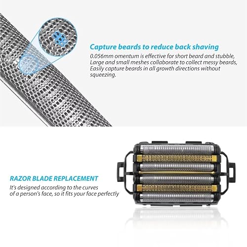 Miniatura 3 de Reemplazo externo de 6 cuchillas ES9600 actualizado 2023 para LAMDASH ES-LS5A-K Panasonic ES9600