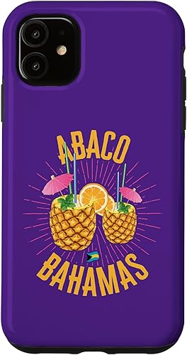 iPhone 11 Abaco Bahamas Flag Cruise Vacation Bahamian Independence Case