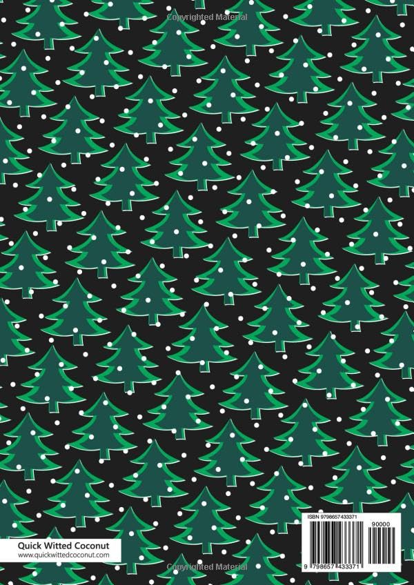 Christmas Tree Notebook - A4: (Night Green Edition) Fun notebook 192 lined pages (A4 / 8.27x11.69 inches / 21x29.7cm) - Image 2