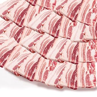 しゃぶまる 豚肉 豚バラ 2kg 焼肉用 厚切り (250g×8パック)