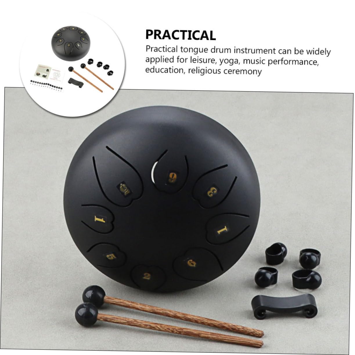 Instrumento de Lengüeta Etéreo Negro Grande Xb06 para Adultos
