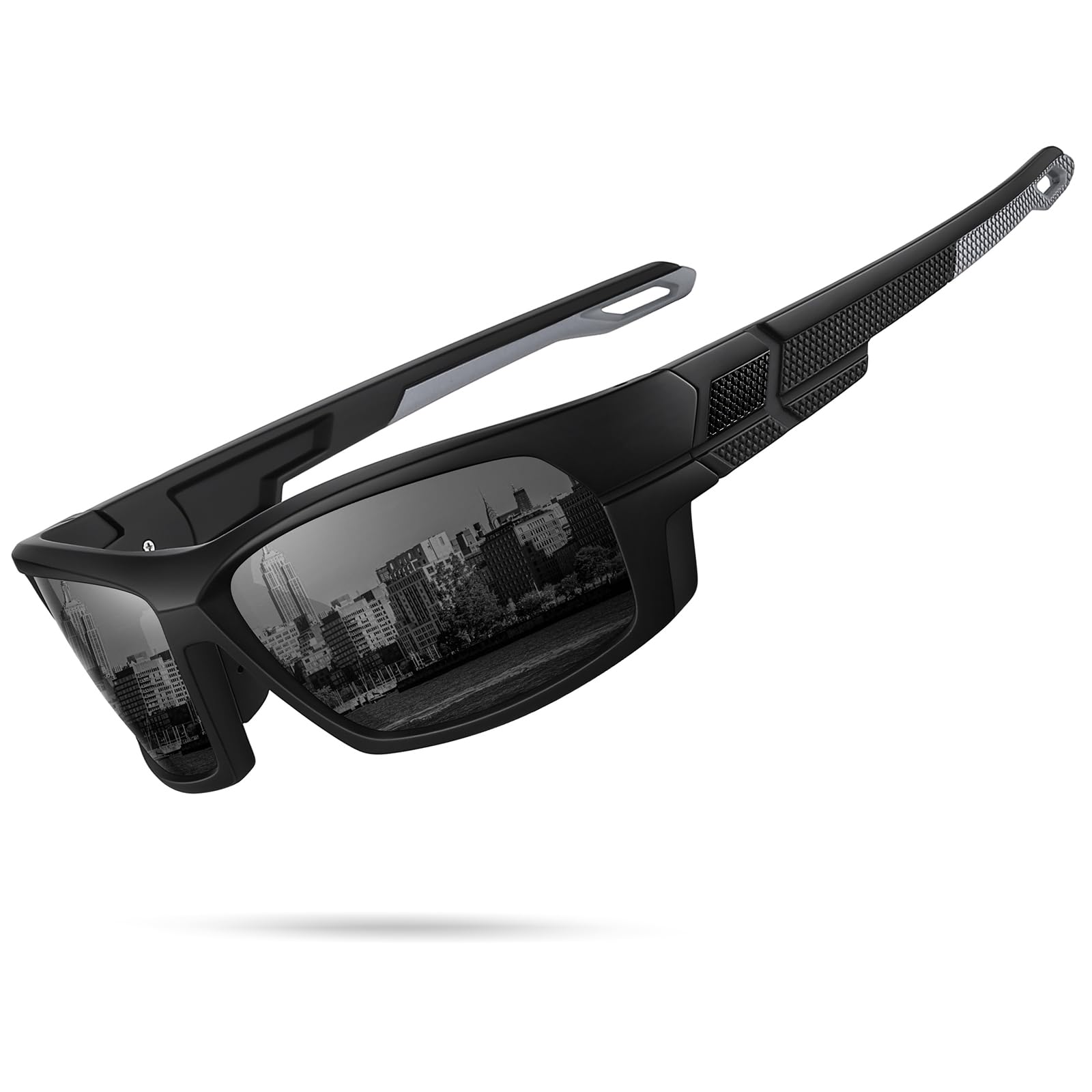 Gafas de sol deportivas polarizadas para hombre, gafas de sol envolventes para pesca, conducción, correr, ciclismo, golf, protección UV