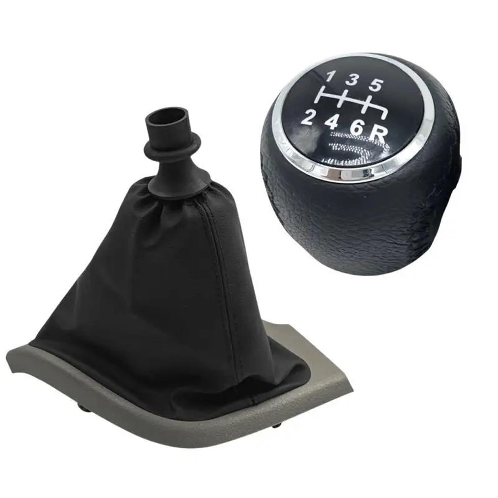 tusgt Gear Shifter Knob Head for Citroen for Jumper for Relay for Peugeot for Boxer for Fiat for Ducato Gear Shift Knob Shifter Lever Stick Gaiter Boot(B0394-K0663)