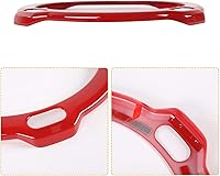 Vista 3 de JeCar Cubierta para altavoz de subwoofer de tronco, accesorios interiores de ABS compatibles con Jeep Wrangler 2018-2023 JL JLU Rubicon, rojo