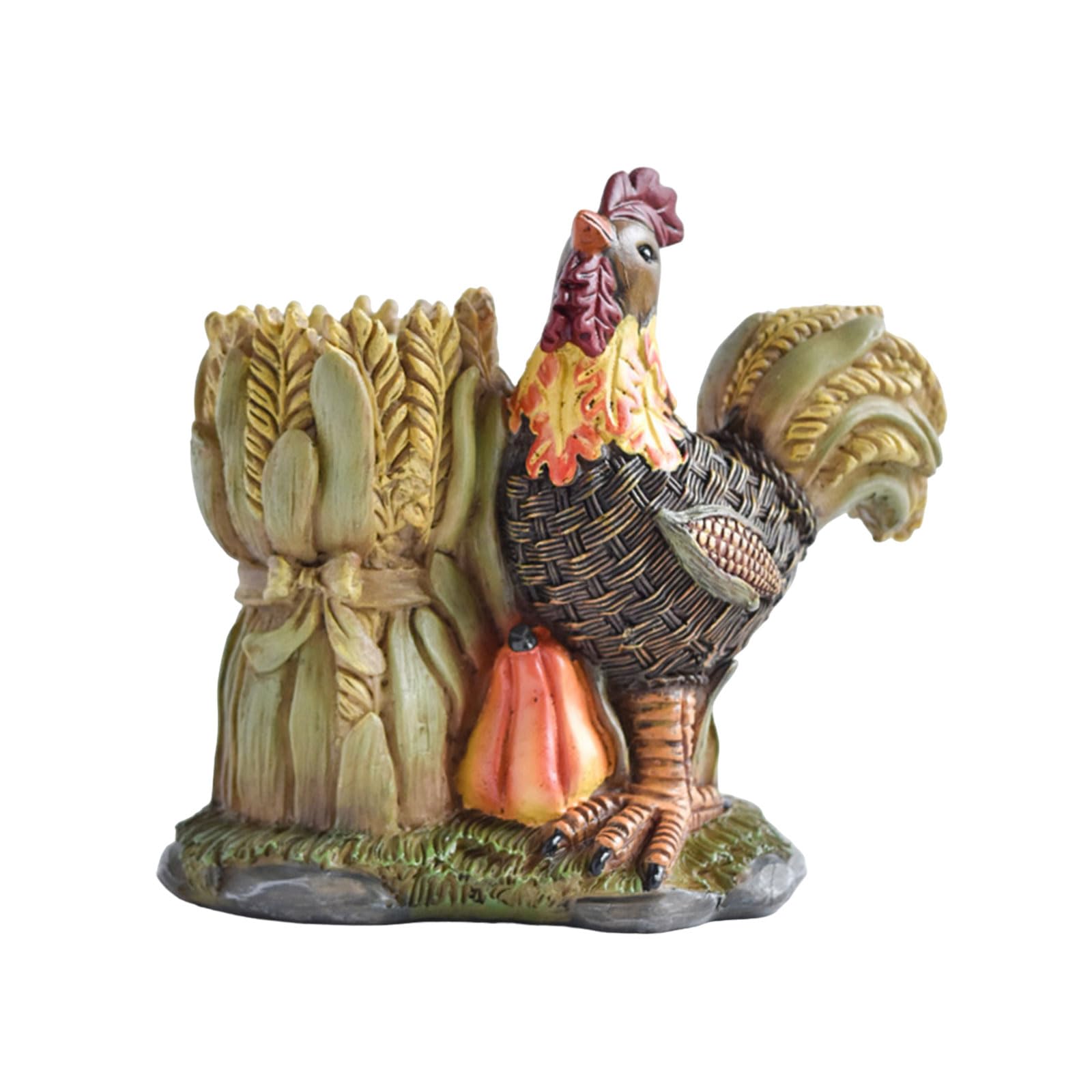 Msioytog Halloween Decorations Pumpkin Figurines Resin Halloween Statue for Indoor House Party Decorations Pumpkin Decorss