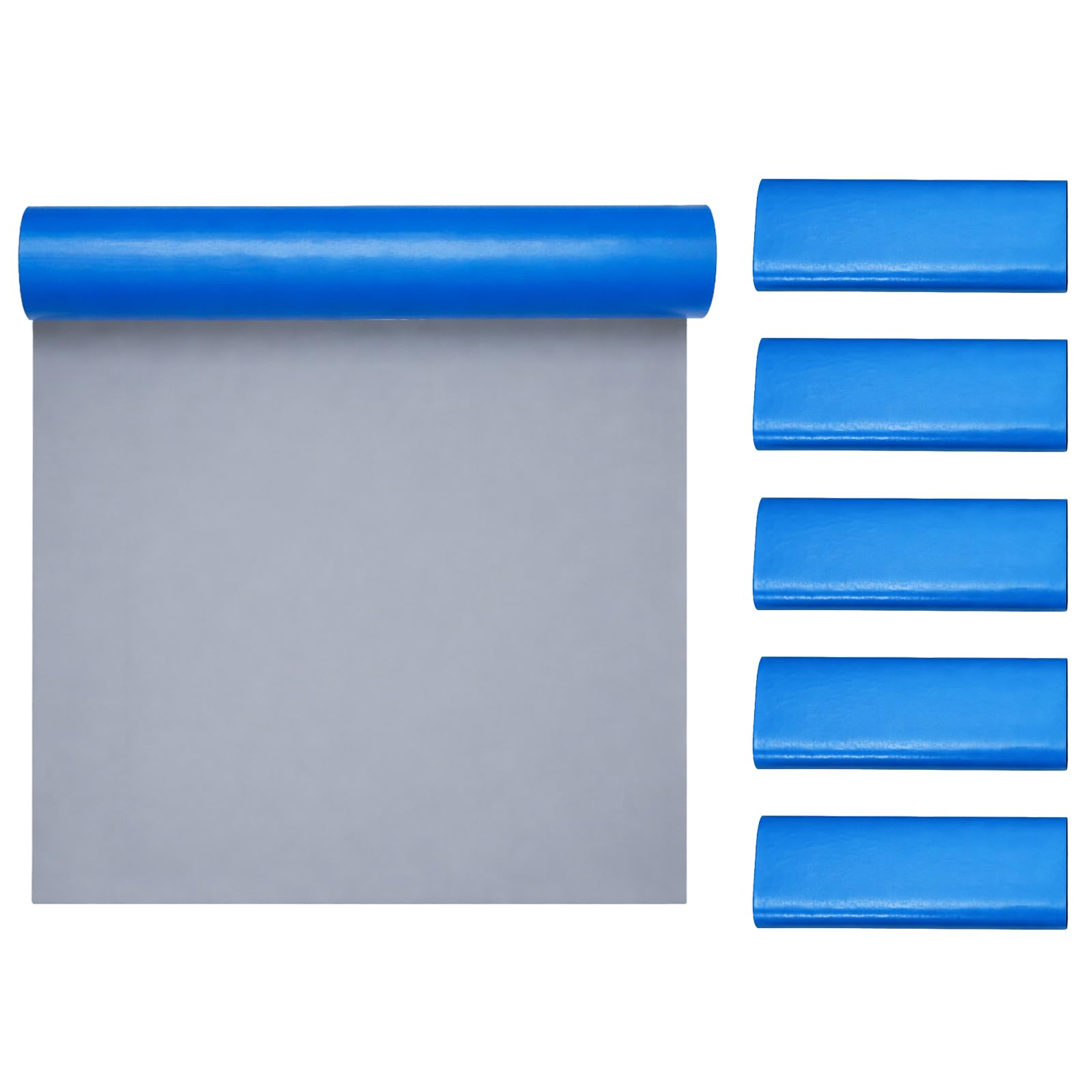 5 PCS Large Industrial Waterproof Roof Tape 500 * 50CM prevent metal surface from oxidation and rust, to Prevent Water Leakage, Metal Roof Protection, Flexible Materials for Iron Plates and Eaves