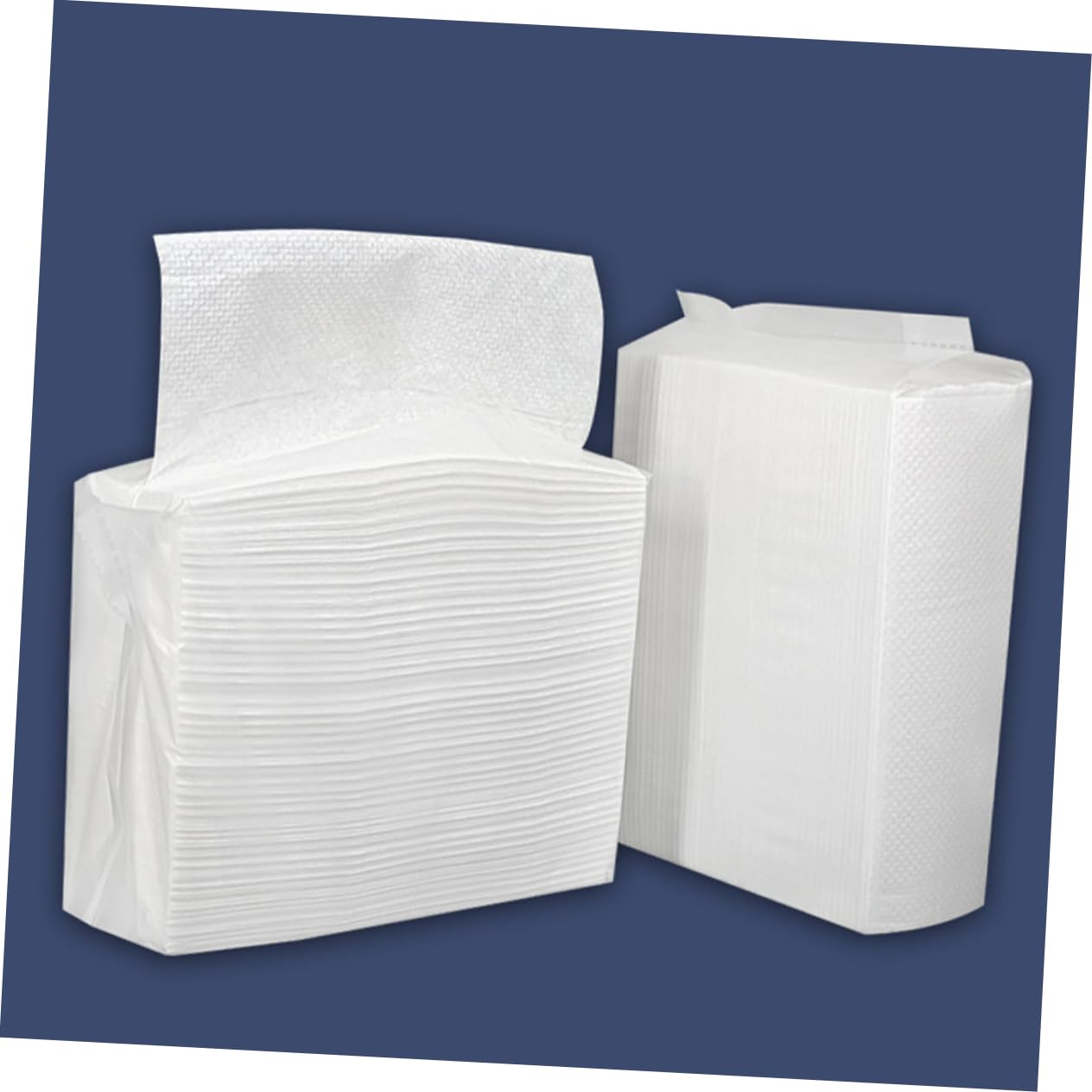 PACKOVE Toilet Paper Asciugamani di Carta per Mani, Assorbenti e Spessi, 5 Borse da 120 Fogli, per Hotel e Ristoranti