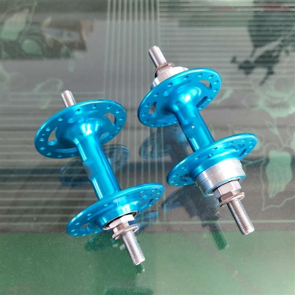 Serrages Et Blocages Rapides 20 24 28 32 36 Holes Fixed Gear Bicycle Single Speed Bike Hub with Sprockets and Lock Nuts Moyeu De Roue Brochettes