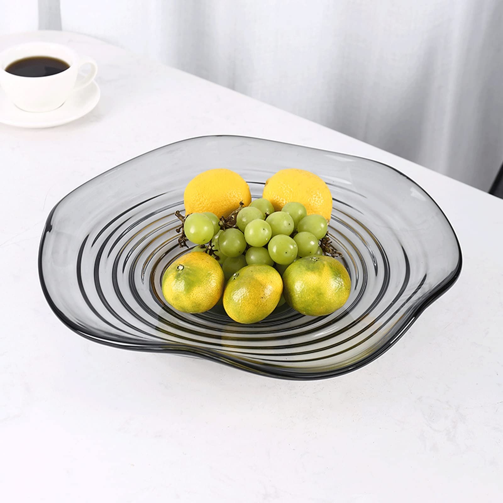Foodservice Vassoio Vassoio di vetro Vassoio for servving Vassoio decorativo for tavolino Tavolino Resistente alimento e bevande Server vassoio controsoffitto Cassettiera da cucina Dresser Party Servi