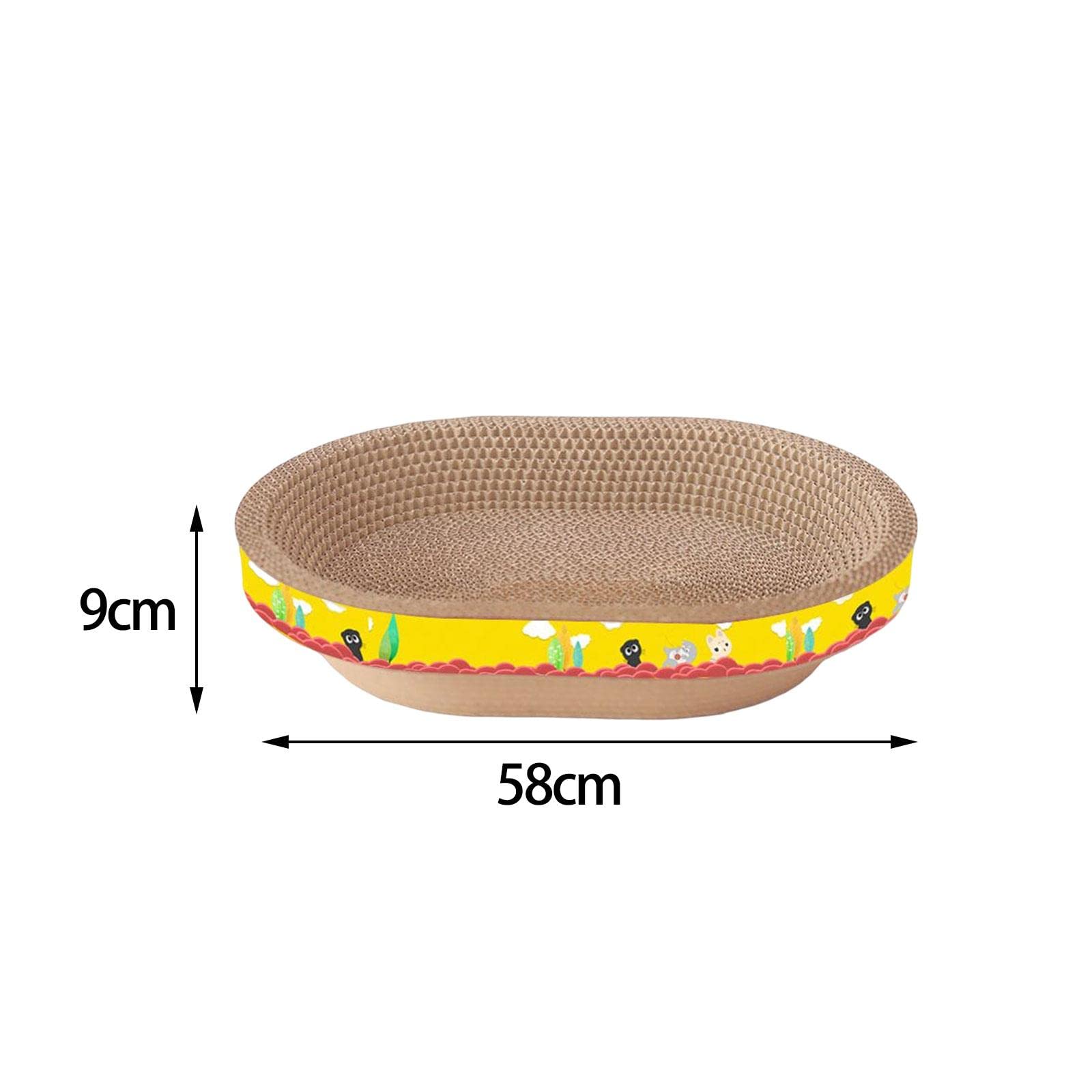 Griffoir Chat Planche Griffe Protection Mobilier Couchage Anti-Usure Carton Ondulé Solidité Adapté Aux Chats Maison Repos Divertissement Propriétaires, XL
