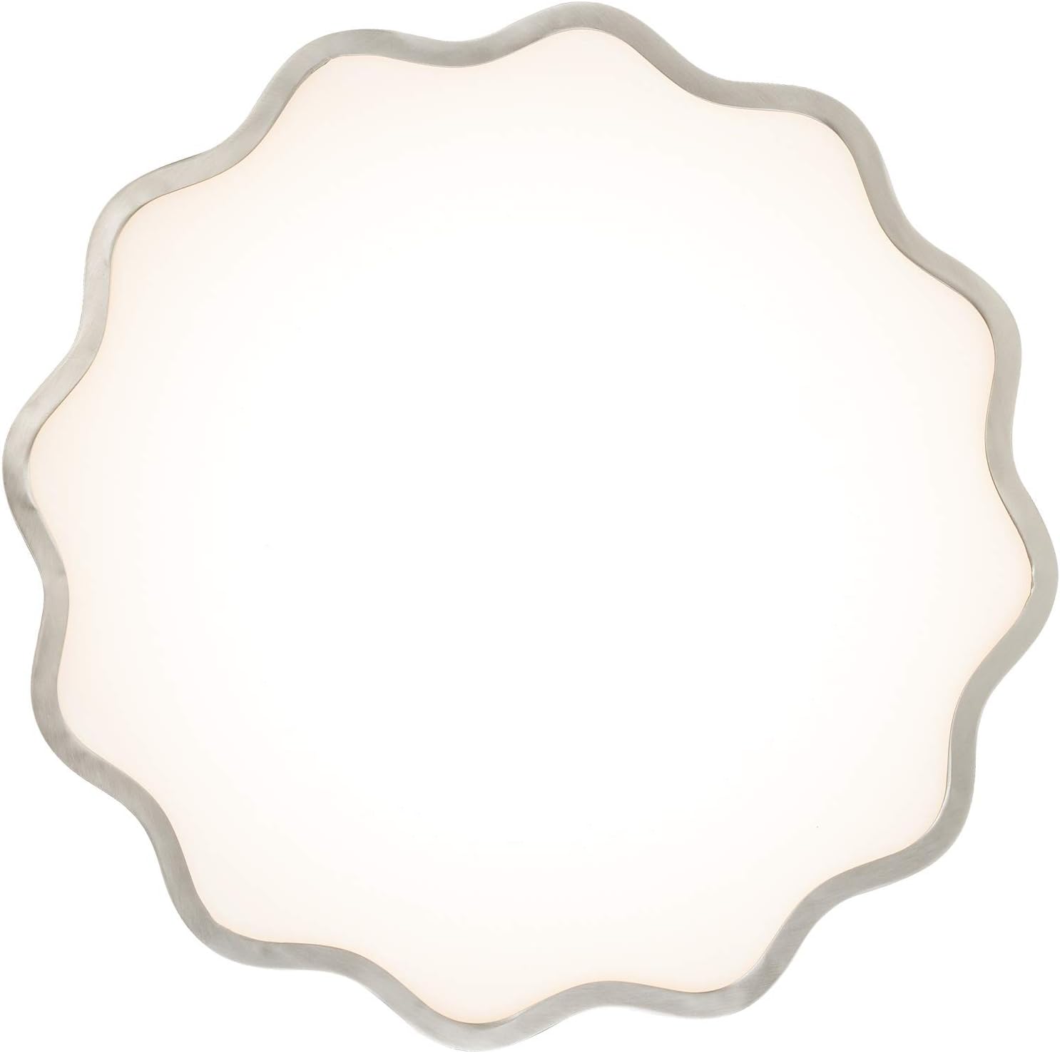 WAC Lighting dweLED, Vaughan 16in LED Flush Mount 3000K in Brushed Nickel