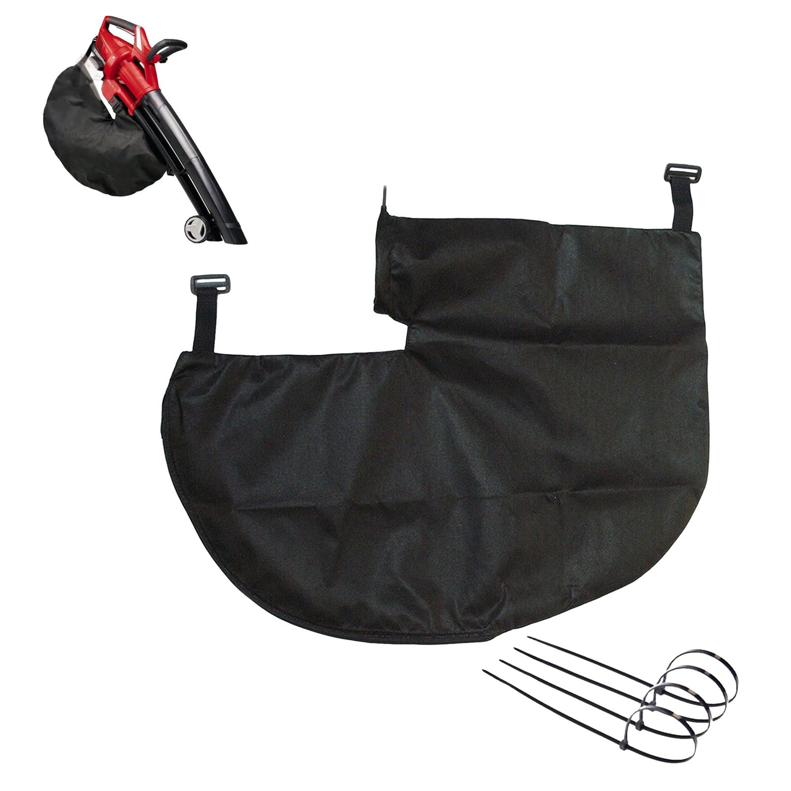Saco de recogida para Einhell - Aspirador de hojas para Einhell y para patios de 3000 W, ajustable con cremallera para césped y jardín