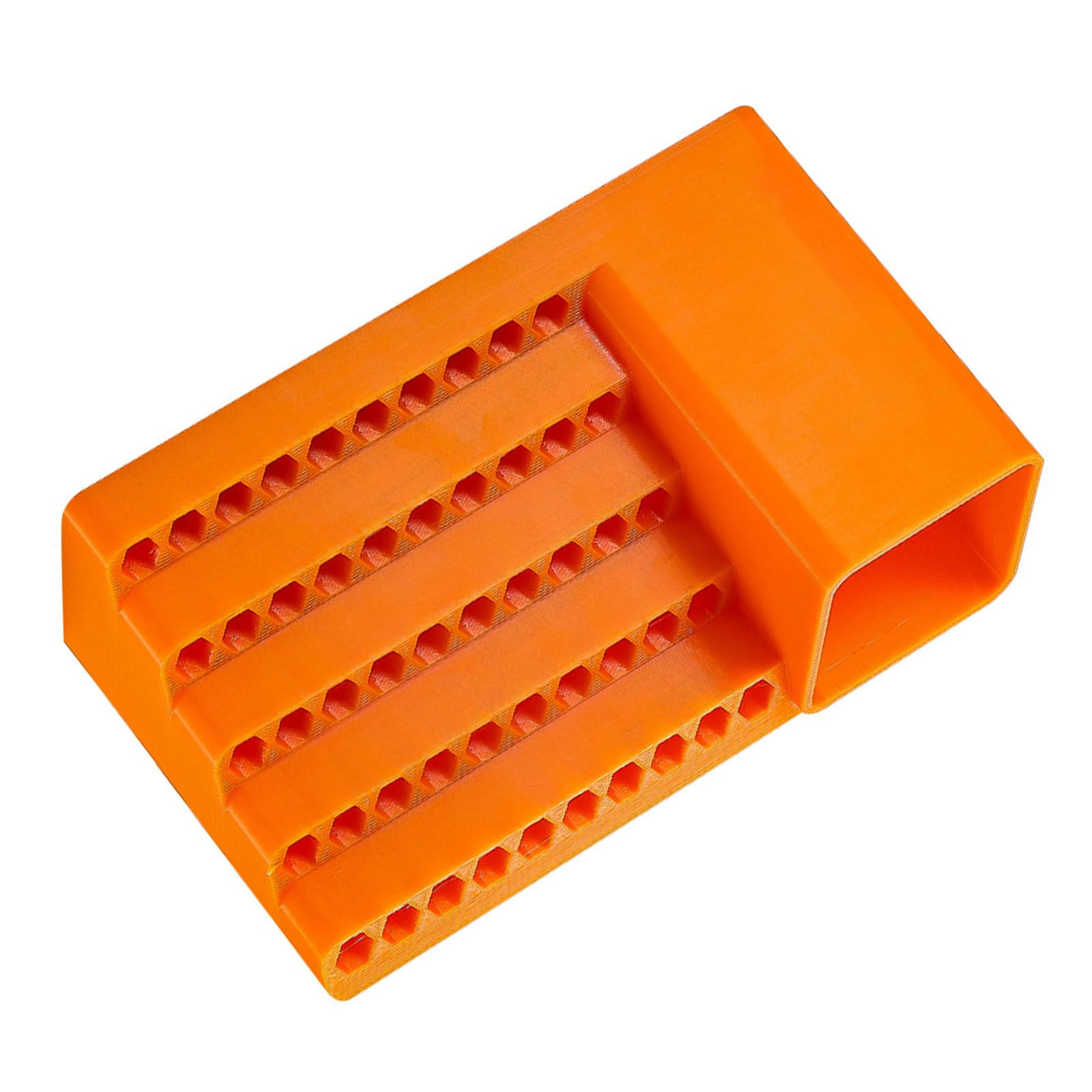 Tertioi Oh! Abs Tool Organizer Box 6.35Mm Standard Mouth Compartment Storage Hex Bit And Drill Bit Compartment Garage Tools