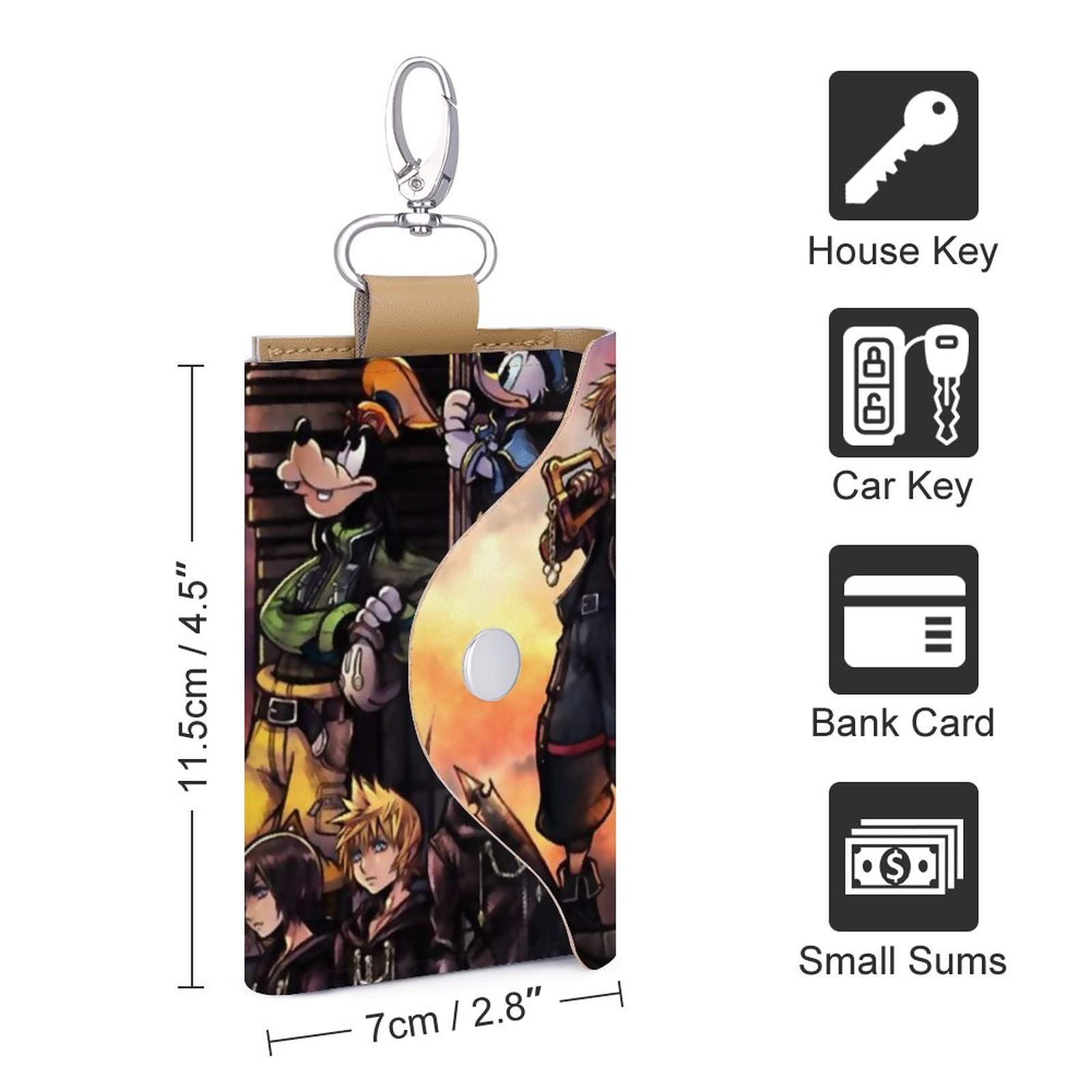 た*ー様 キングダムハーツ　財布　キーケース Amazon.co.jp: キングダムハーツ キーケース カードキーケース ミニ